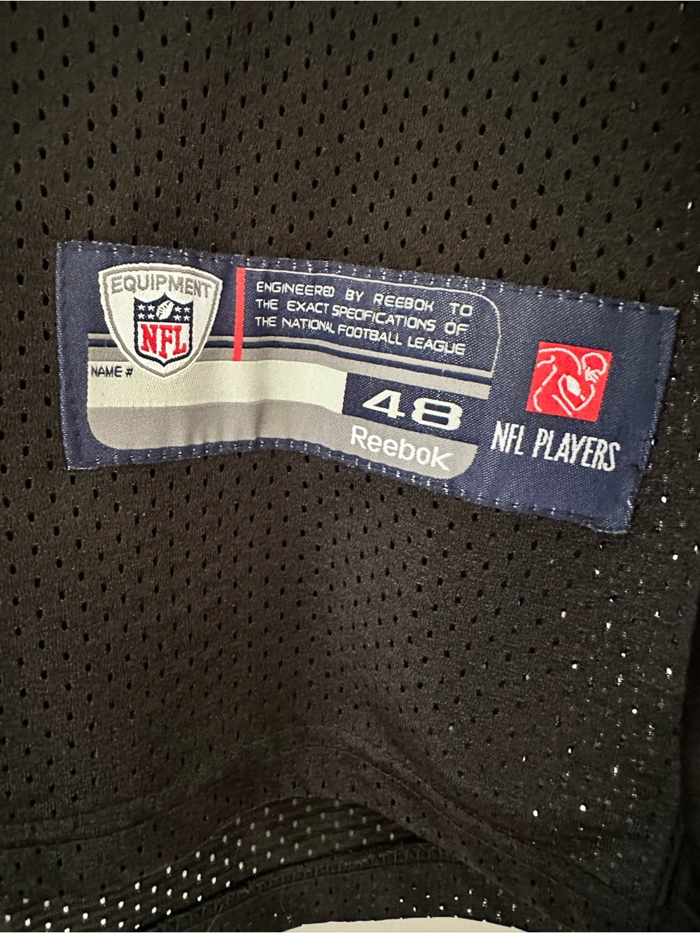Reebok Ray Lewis Ravens 52 Black NFL Players Jersey Size 48 Large - Picture 3 of 12